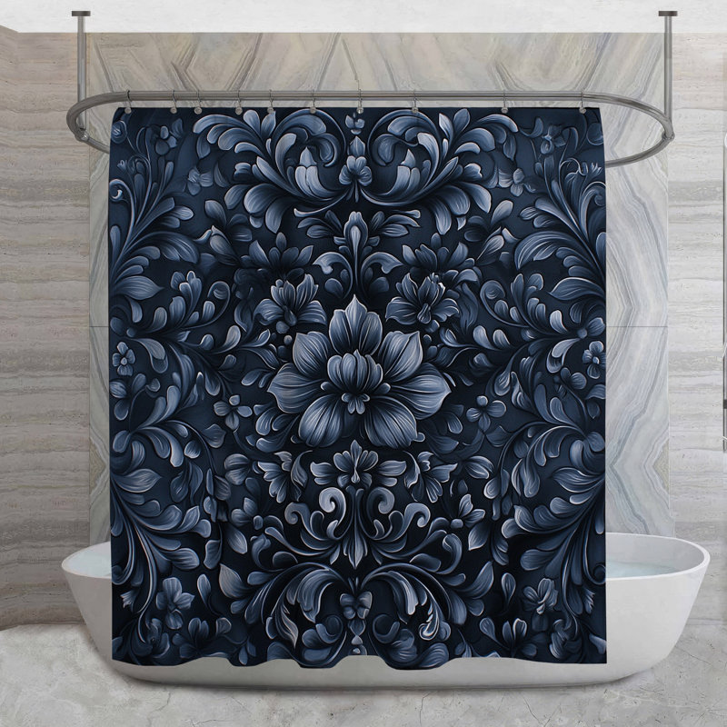 Rideau de douche Brocade, H 73 po x l 70 po