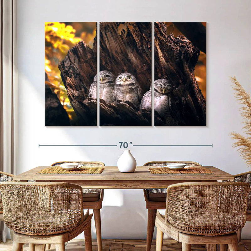 Brampt Birds In Tree, 42" H x 65" W