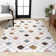 Marlowe Retro Trellis High-Low Multi/Cream Rug
