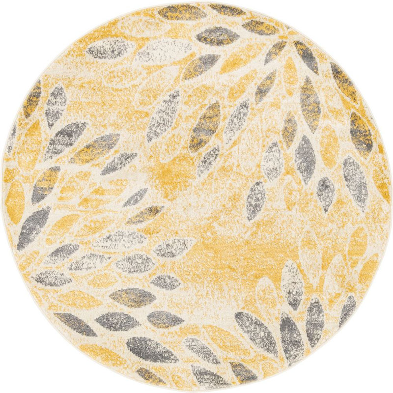 Tapis contemporain Azai, Rond 5 pi
