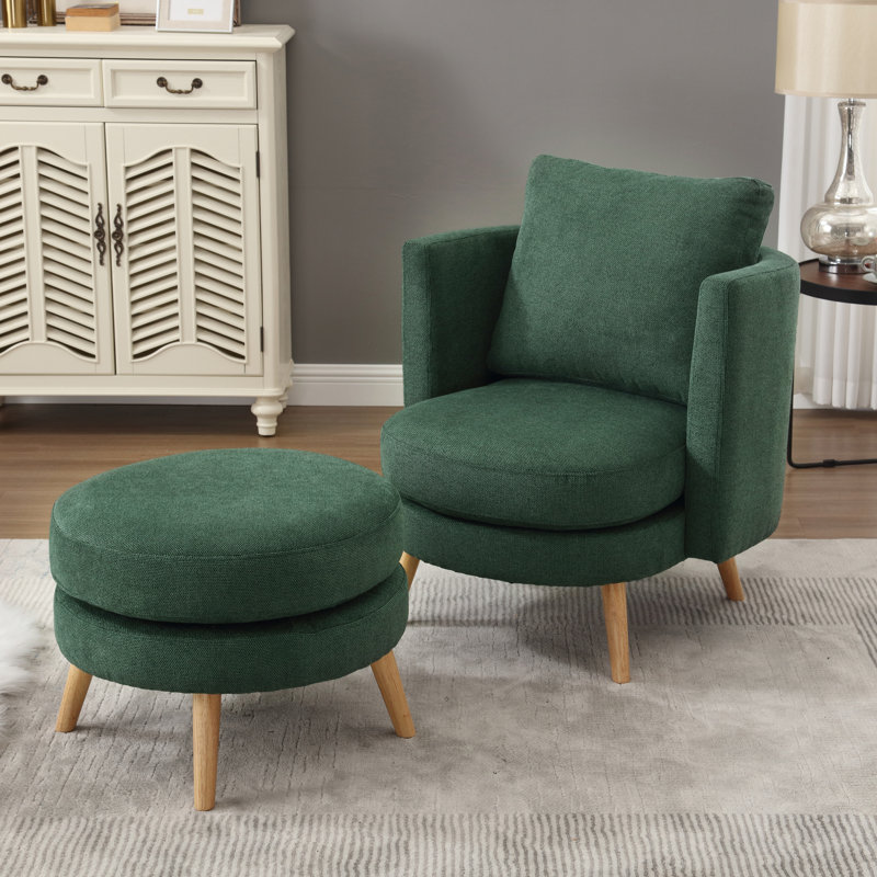 Fauteuil Kefira, Polyester vert