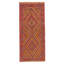 Tapis mauve noué à la main de conception unique 2 pi 7 po x 6 pi 0 po Jo-Leigh