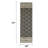 Outdoor Rug Plastic Straw Rug Waterproof Patio Lakhbir Black-1406599201