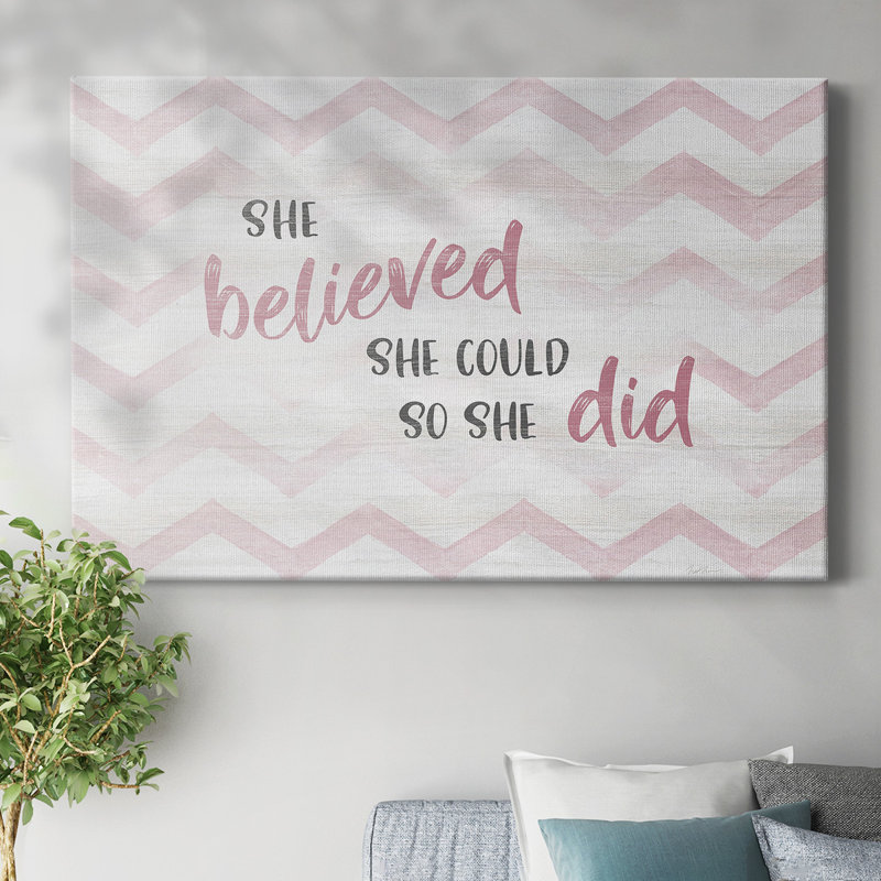 «Believed She She-Gallery», toile tendue, H 12 po x l 18 po