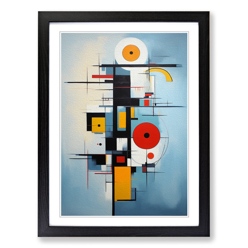 Single Picture Frame Print on Wood, Black Framed, 64cm H x 46cm W
