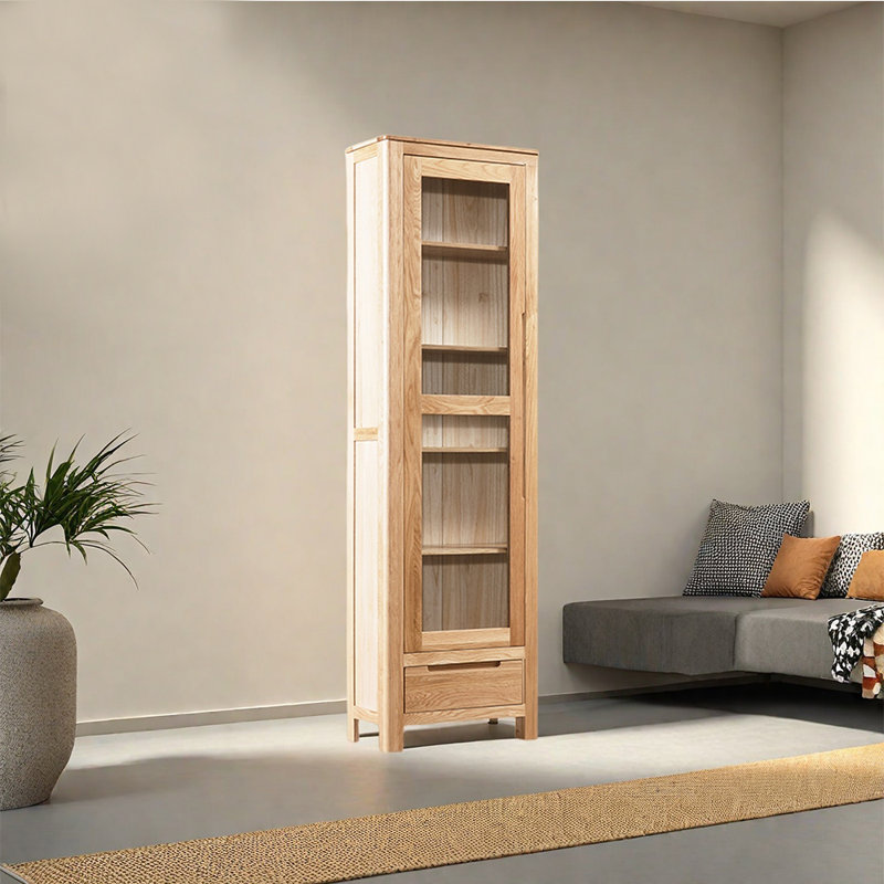 Bibliothèque de rangement de style européen, Brun