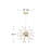 30 - Light Dimmable LED Sputnik Sphere Chandelier-1780136103