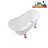 51.2'' x 25.6'' Soaking Acrylic Bathtub-90752834-76231171