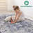 2X3 Blue Traditional Area Rug, Stain-Resistant & Non-Shedding, for Living Room, Bedroom, Dining, Home Office