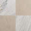 Avanti 12 in. x 12 in. Tumbled Marble Checkerboard 12 in. x 12 in. Polished Marble Tile-617836816