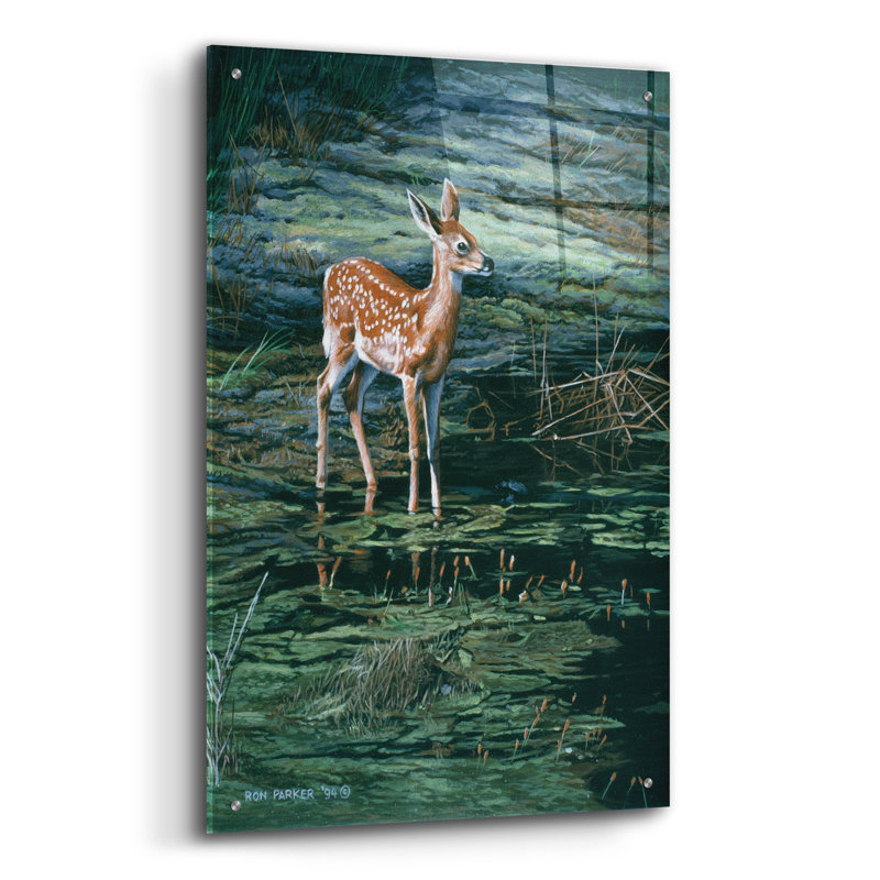 «Ponds Edge» par Ron Parker, H 36 po x l 24 po x P 0,2 po
