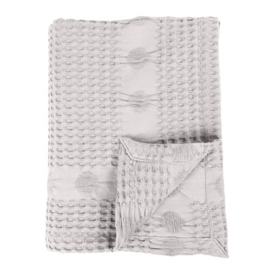 Couverture 100% coton à texture alvéolée Mai Waffle