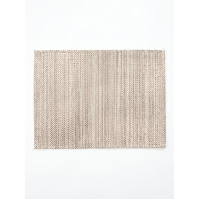 Napperon à motif rayé naturel beige naturel