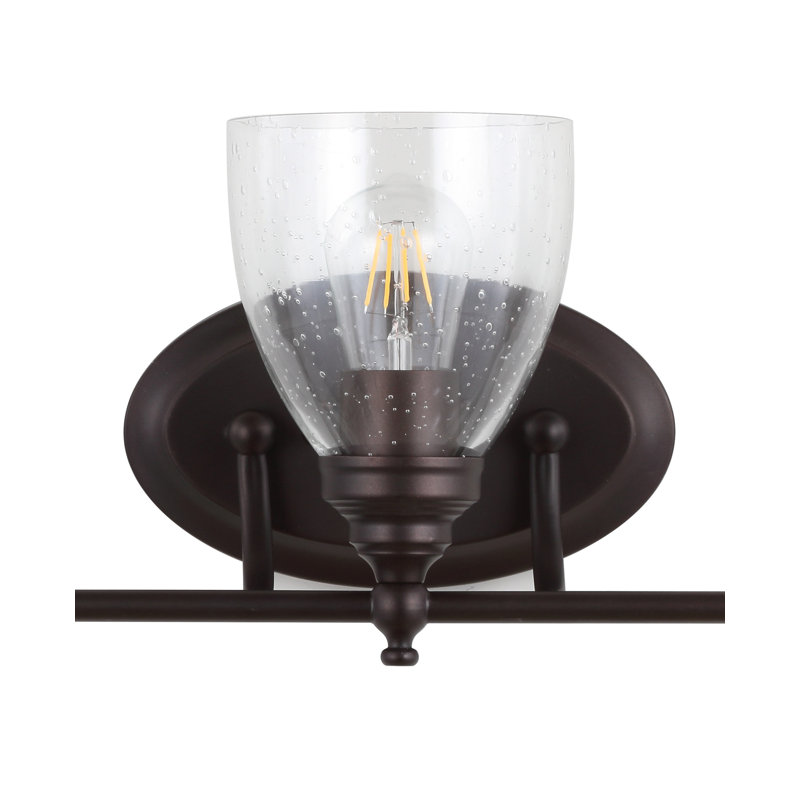 Winkleman Metal/Glass LED Vanity, Oil Rubbed Bronze, 3