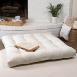  40" Floor Pillow with Tufting & Handle