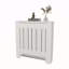 Couvercle de radiateur blanc avec rangement