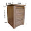 Braddyville 40cm W Solid Wood Bedside Table