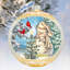 5.5'' Glass Animals Ball Ornament