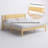 King 14" Heavy Duty Solid Wood Bamboo Platform Bed Frame With Headboard, Metal Slat Support, Easy Assembly-1770373703