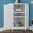 Bathroom Corner Storage Cabinet With Doors, Triangle Floor Cabinet, Wood Corner Storage Organization With Adjustable Shelves-759760923