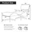 Fauteuil d'appoint rembourré en cuir avec repose-pieds