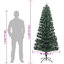 Artificial Christmas Tree Green PVC-1129029211