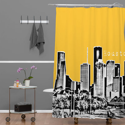 Rideau de douche simple houston Bird Ave