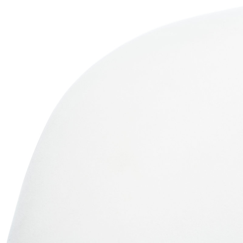 Zahir Velvet Armchair, White Velvet