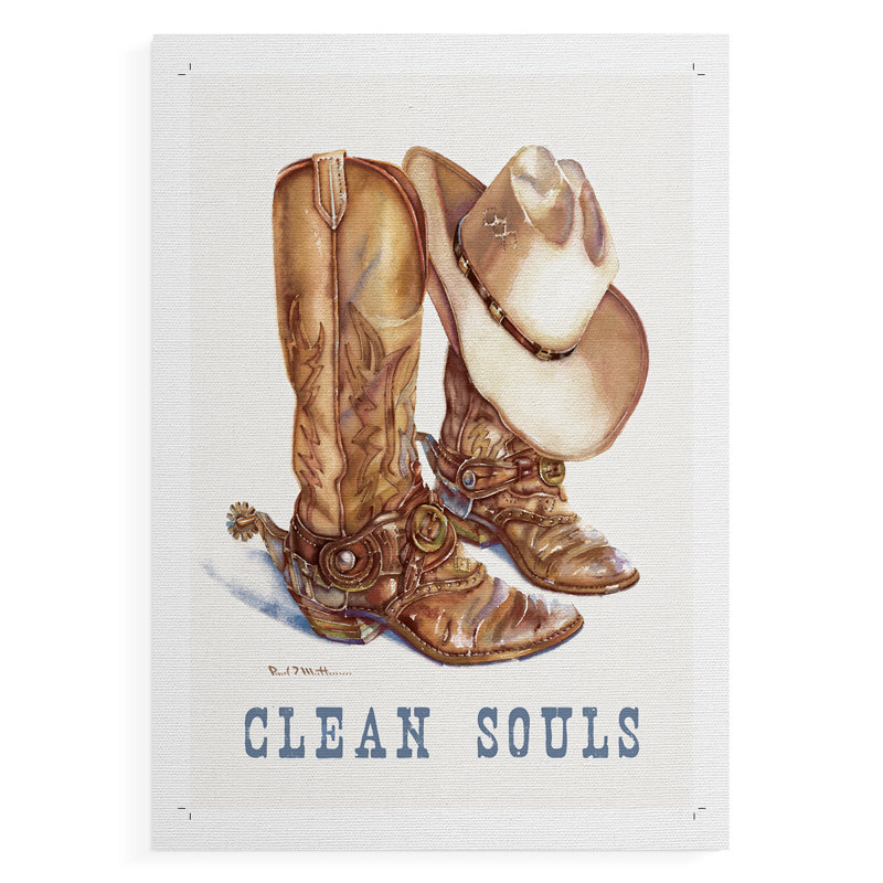 Clean Souls - Toile imprimée seulement - NON-CADRE, H 27 po x l 18 po