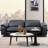 Chelita 72" Vegan Leather Reclining Loveseat-1313966934-1290893532