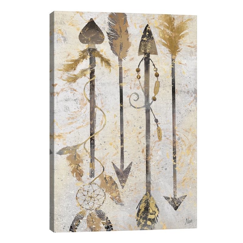 Tribal Arrows 1 Piece Wrapped Canvas Painting, 101.6 cm H x 66.04 cm W x 1.91 cm D