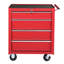 Commode escamotable en acier à 4 tiroirs avec roulettes l 26,81 po Scarlett-1791271562