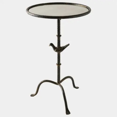 Giorgio Side Table-Bronze 23"H x 14"W x 14"D End Table
