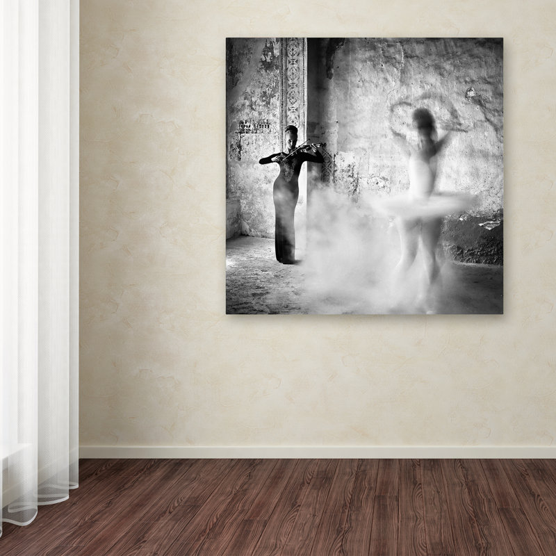 « danse », reproduction d’impression sur toile tendue, H 35 po x l 35 po