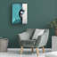 Art mural sur toile tendue - "Sneak Peek" de Ronald West pour le salon, la chambre à coucher ou le bureau - 24 x 32