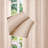 Semi Sheer Curtains, Grommet Top, Faux Linen, 2 Panels-1701627765