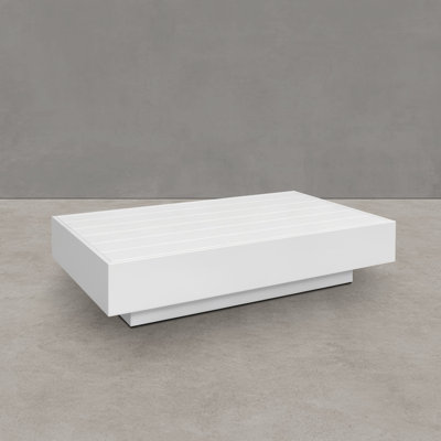 Table basse d'extérieur en aluminium Oslo