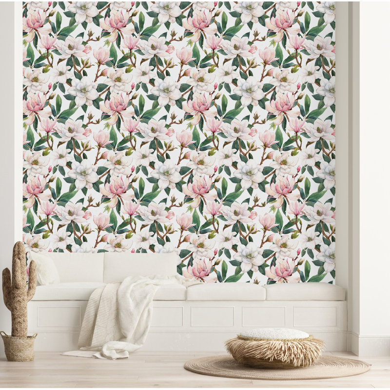 Light Pink  Flowers Wallpaper