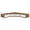 Modway Transmit 47" Wall Mount Corner Walnut Office Desk