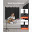 Sound Dampening Blankets, Soundproof Curtains with 80 x 48 in, Soundproof Blanket with Grommets, Studio Grommeted Blanket, for Window, Door, Light Blocker, Music Recording, Black