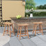 Tabouret de comptoir 24 "Contempo (ensemble de 3)