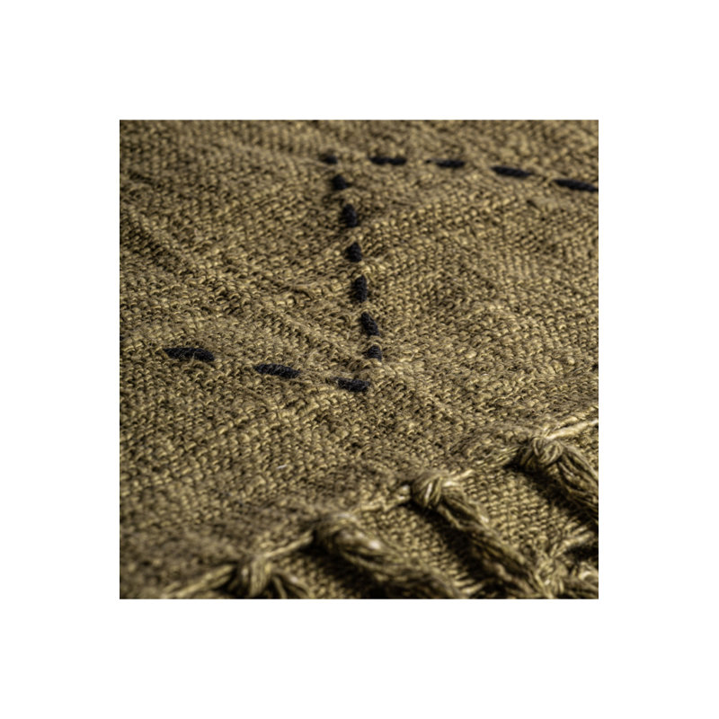Clancy Brown Throw Blanket, Brown, Chevron