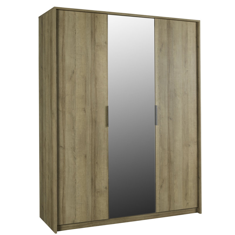 Paravia 3 Door Manufactured Wood Wardrobe
