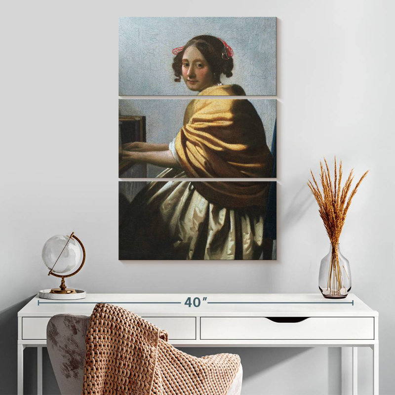 Leisha, une jeune femme assise aux Vierges 1670-1672, H 32 po x l 20 po