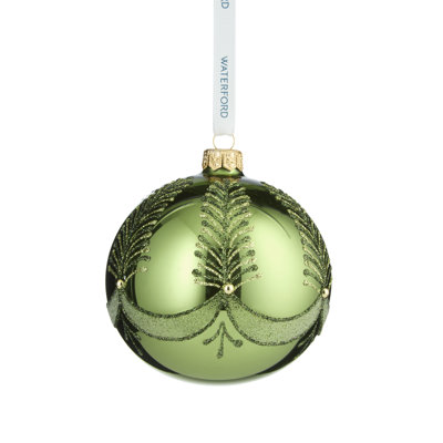 Waterford Holiday Heirlooms Blue Bauble Ornament