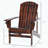 Outsunny Wooden Adirondack Chair with Cup Holder-171084729