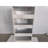 4-Tier Freestanding Bookshelf With 3 Sliding Drawers And 1 Bottom Drawer