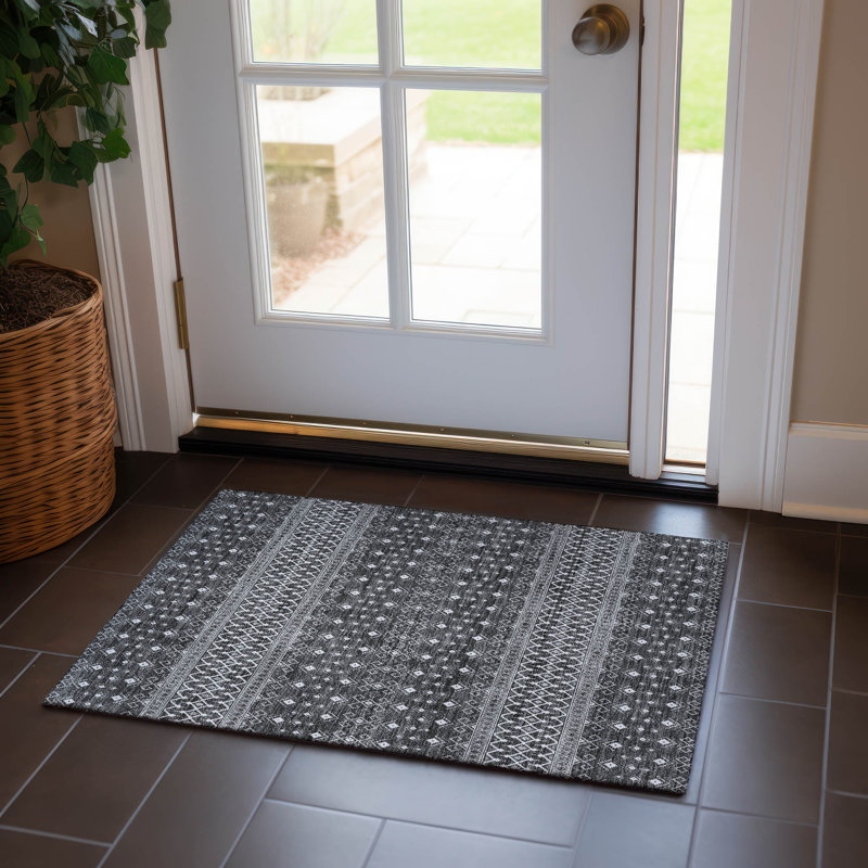  Emblyn Door Mat, Rectangle 1'8" x 2'6"