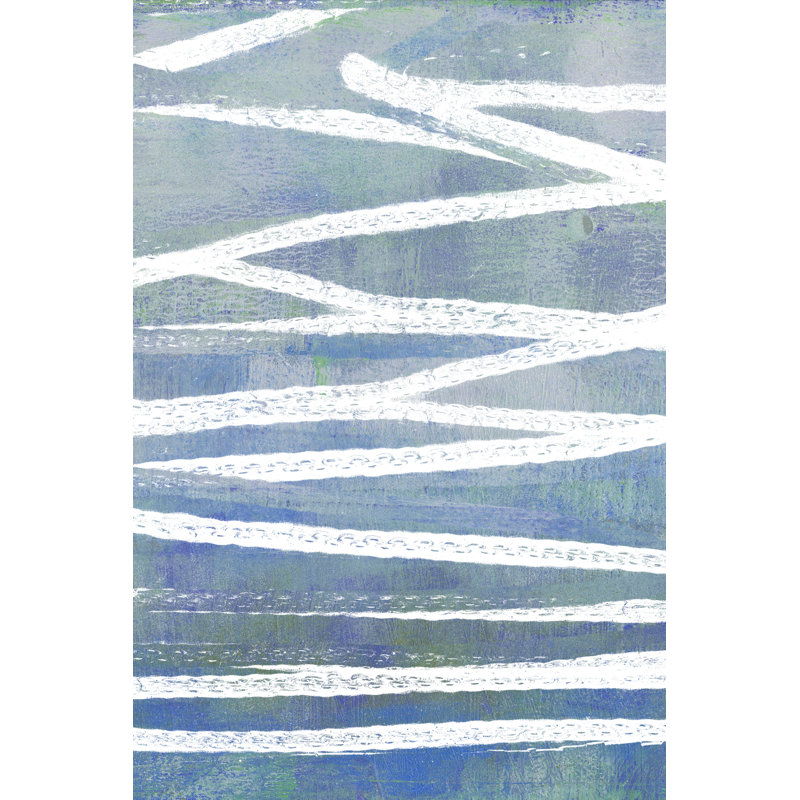 Pastel Gradient I by Jennifer Goldberger - Painting on Canvas, 46 cm H x 30 cm W, Wrapped Canvas