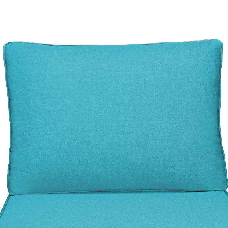 Ensemble de coussins d'extérieur Meridian, Polyester, Bleu